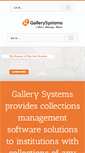 Mobile Screenshot of gallerysystems.com